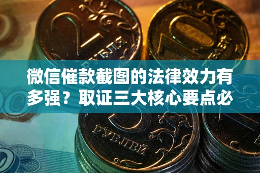 武汉微信催款截图的法律效力有多强？取证三大核心要点必须知道！