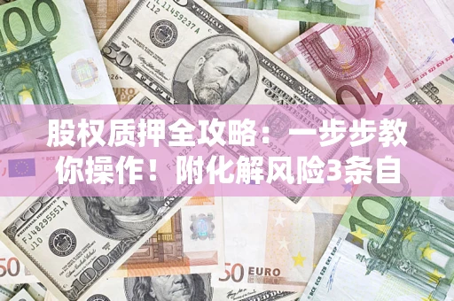 武汉股权质押全攻略：一步步教你操作！附化解风险3条自救法则
