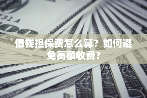 武汉借钱担保费怎么算？如何避免高额收费？